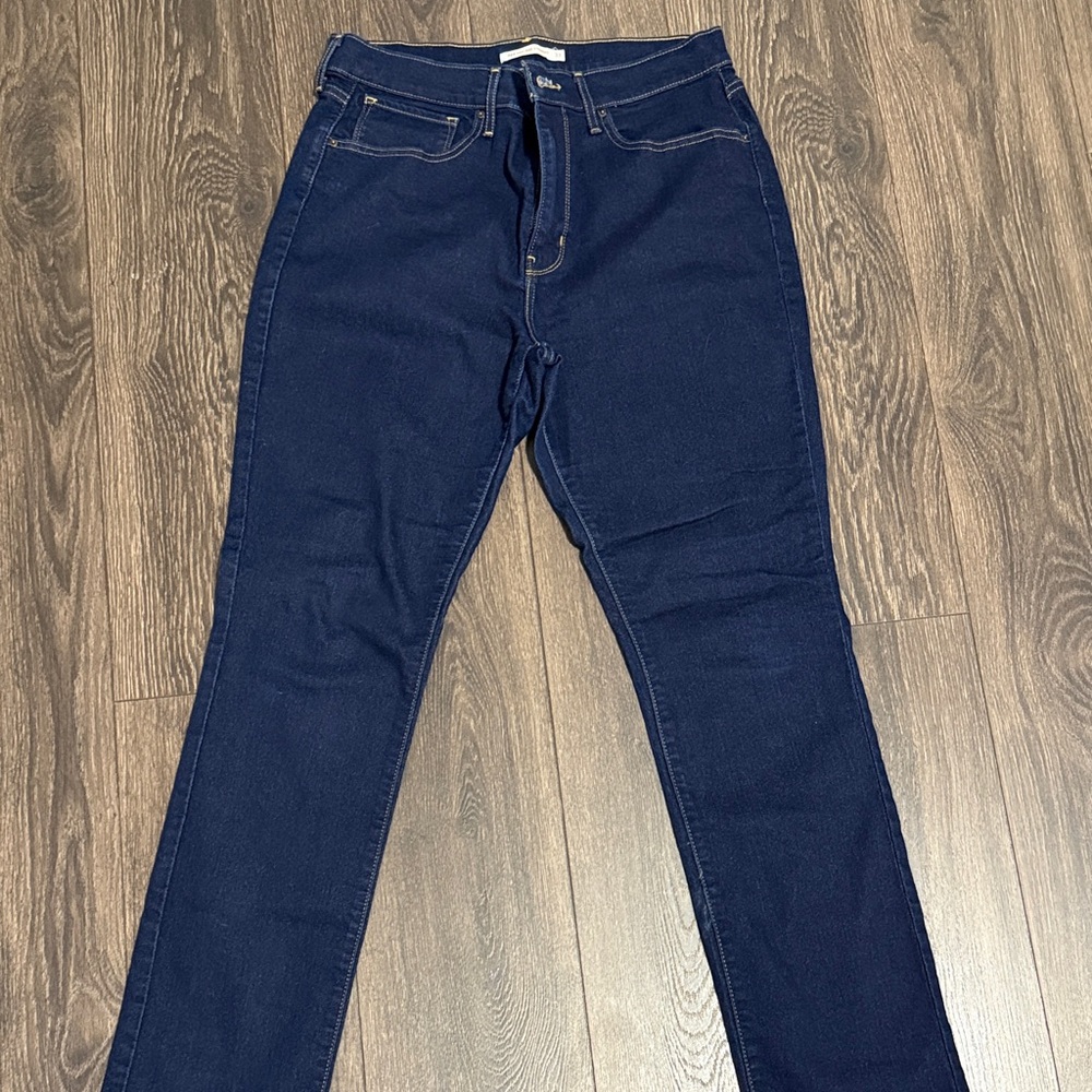 Levi's Women's Straight Leg Jeans - Dark Blue